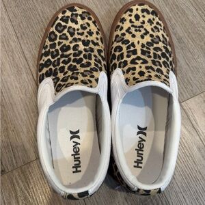 Hurley Animal Print Slip-On Sneakers